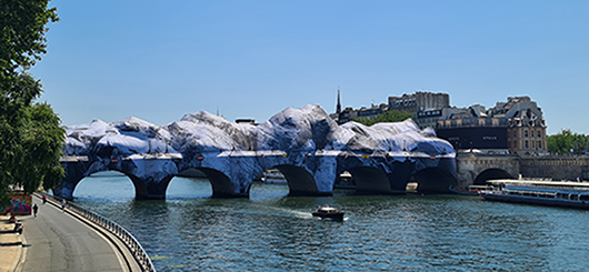 La Caverne du Pont-Neuf, Paris by artist JR. 