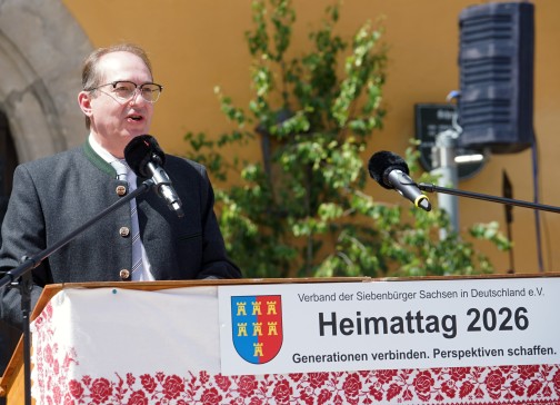 Bundesinnenminister Dobrindt bei seiner Festansprache